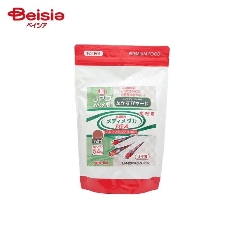 ニチドウ JPD めだか膳メディメダカIGA 1kg ペット