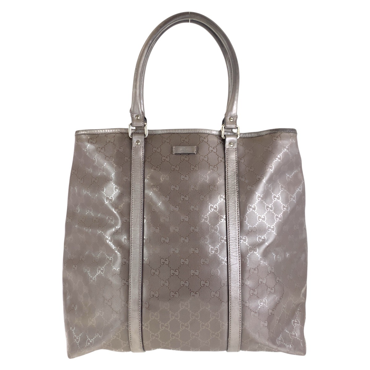 GGインプリメ ブラウン シルバー金具 GGキャンバス/レザー 223668 トートバッグ ショルダーバッグ レディース 502127