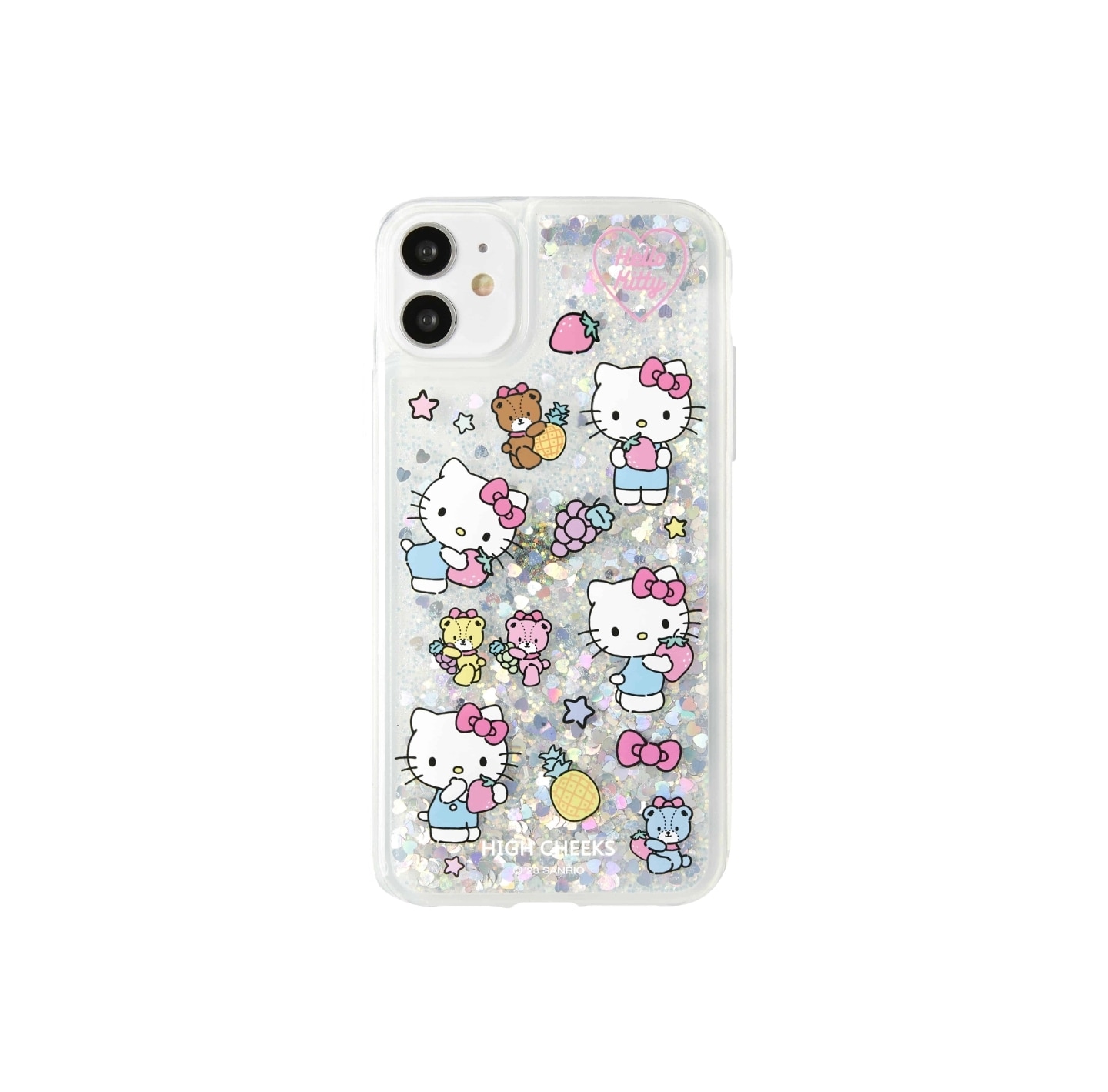 HIGH CHEEKS Hello Kitty Glitter iPhone ケース