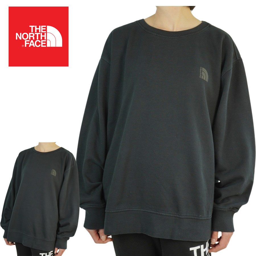 ノースフェイスTHE NORTH FACEレディース トレーナーW GRMT DYE CREWウィメンズ ガーメント ダイ クルーTNF BLACK(ブトレーナー