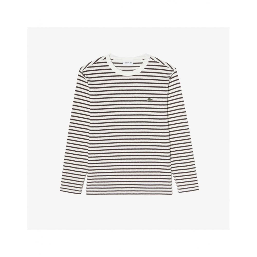 ラコステメンズロングスリーブストライプ T シャツ TH267E-54N BZD
