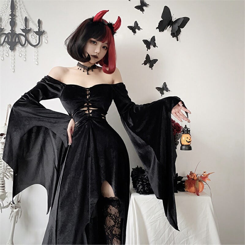 短纳期 ハロウィン 女王様 魔女 巫女 仮装 コスム 衣装 学園祭 文化祭 セクシー ブラック ワンピース かわいい 5,710円