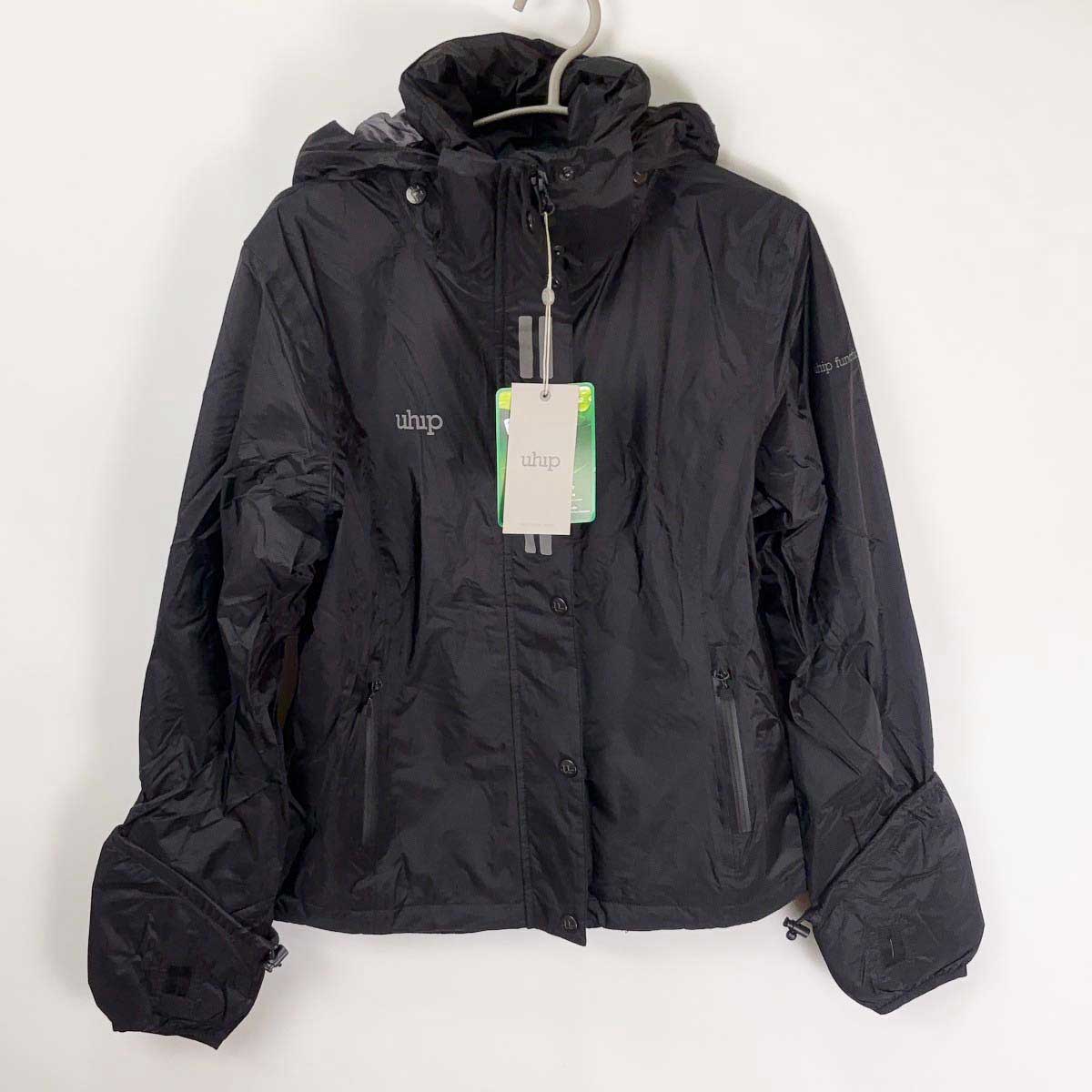 【中古・未使用品】UHIP Regular Sport レイン ジャケット 38 ブラック レディース 乗馬 馬術