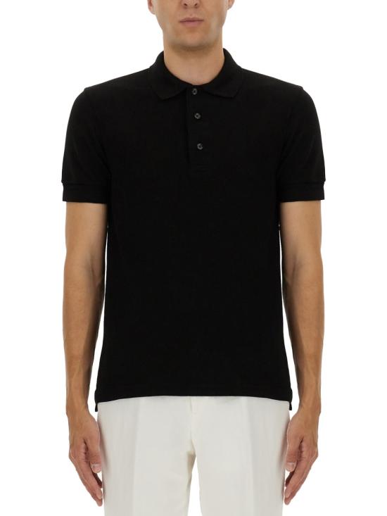 TOMFORD Men Polo Shirts JPS011 JMT013LB999 BLACK