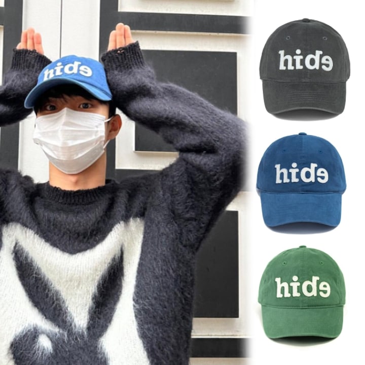 [THE BOYZ Q着用]hideロゴボールキャップ