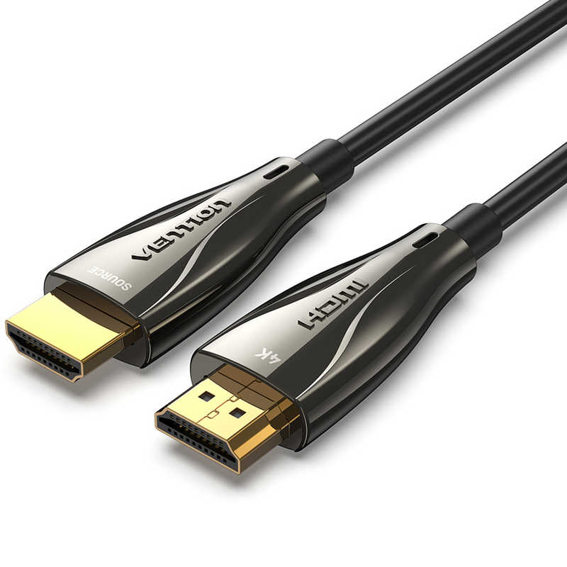 VENTION　業務用 オプティカルHDMI HDケーブル 100m ブラック 亜鉛合金タイプ ［HDMIHDMI /スリムタイプ］　AL-1529
