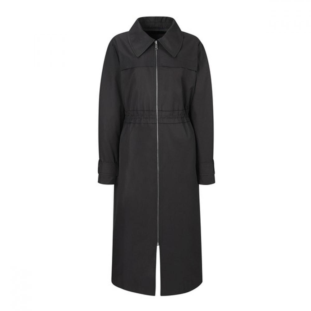 [C] フラップストリングジップアップロングコート（SGMAB2104）