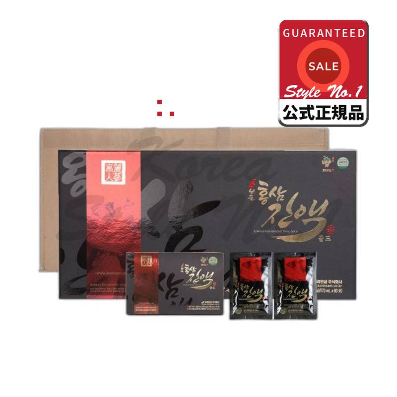 高麗人参6年根紅参真額ゴールド4.2L