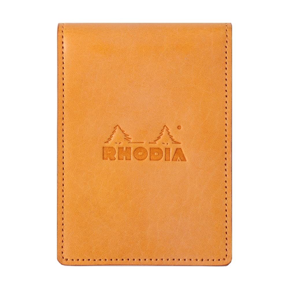 ロディア ミニ3穴システム手帳 RHODIA オーガナイザー(11×8cm リング径11mm 牛革) シック オレンジ cf11ogz01-or