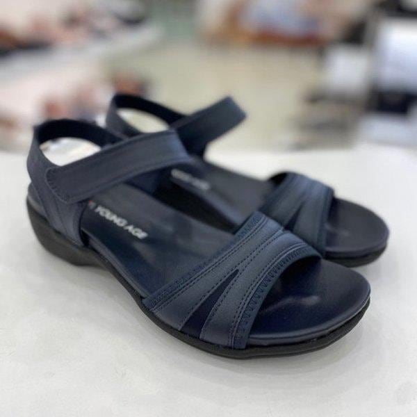 女性カジュアルストラップサンダル YAFMDS702NYBE HFPZ3A GN_GN