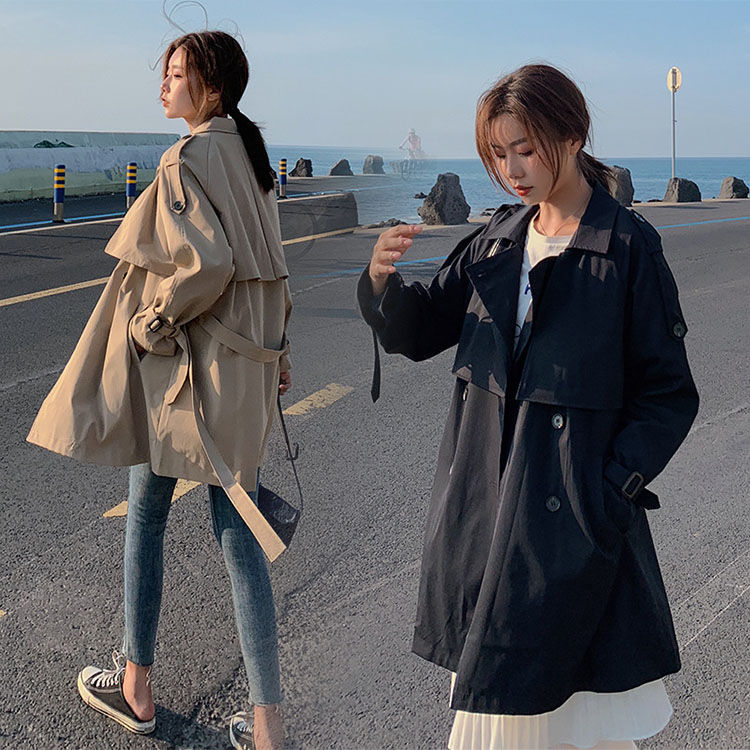ダスターコート トレンチコート レデイース 可愛い カジュアル お出かけ 体型カバー 同窓会 普段着