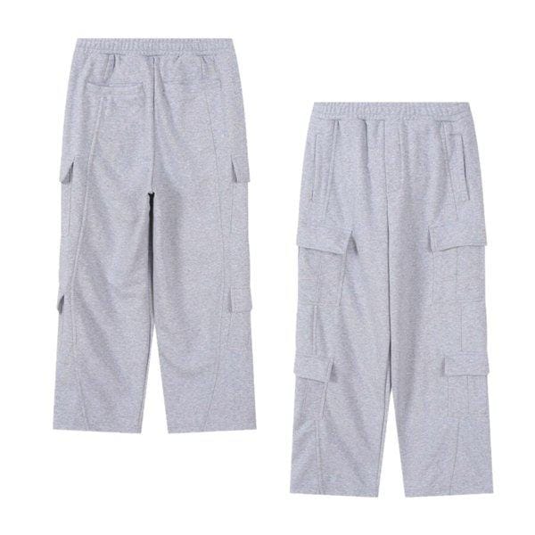 4ポケット カーゴ トレーニング パンツ (メランジグレー) N254TP030P_s