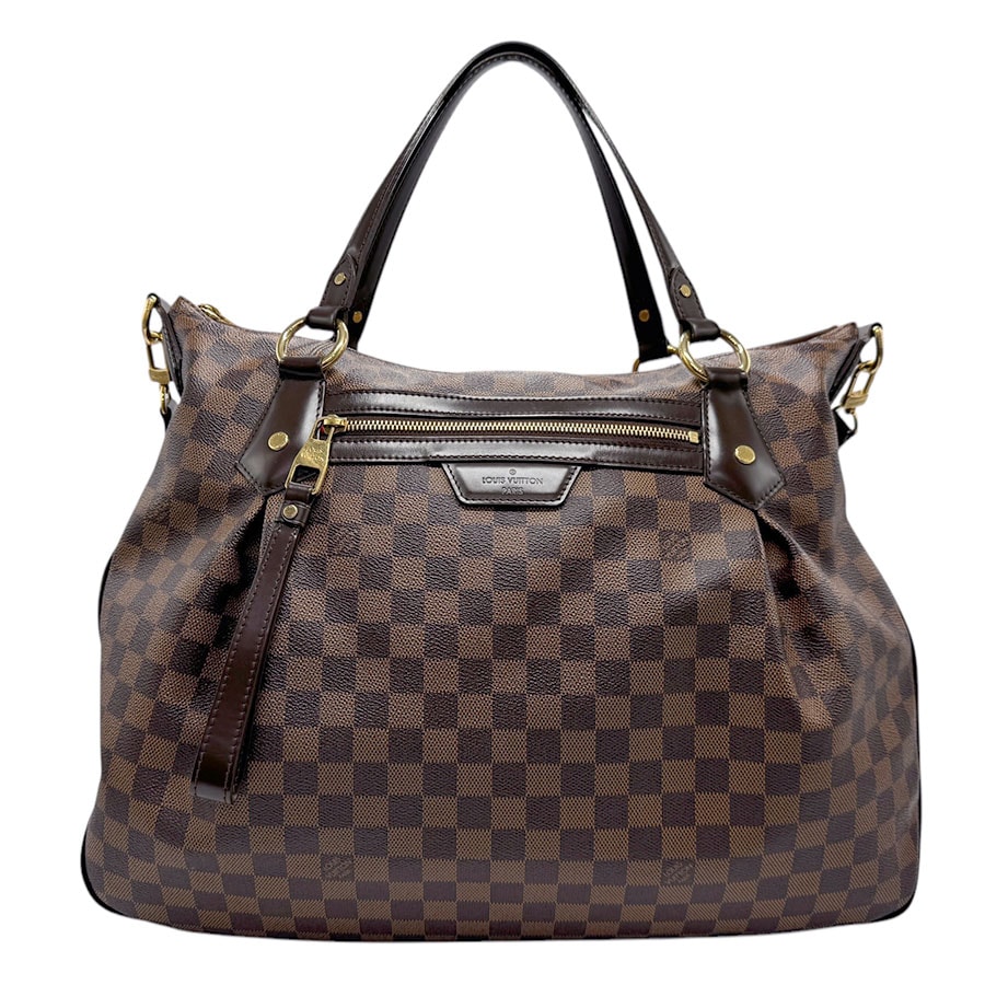 ルイ ヴィトン LOUIS VUITTON ショルダーバッグ ハンドバッグ ダミエ イーヴォラMM ダミエキャンバス エベヌ レディース N41131 z3230