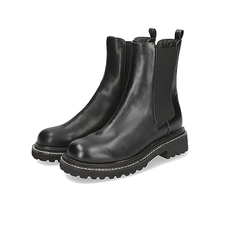 [オリエンタルトラフィック] ブーツ 厚底ブーツ ショート チェルシーブーツ レディース 歩きやすい タンクソール 21410 31410 BLACK(23AW) 22.0~22.5 cm