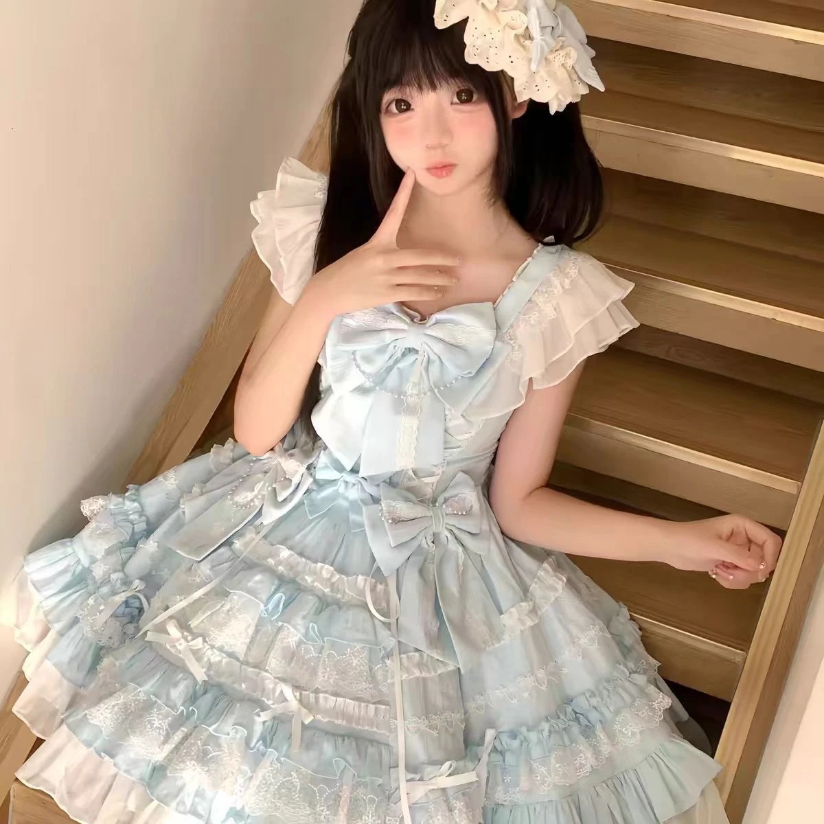 3日出荷 新作 ドール風バレエJSK かわいい ロリータ レディース