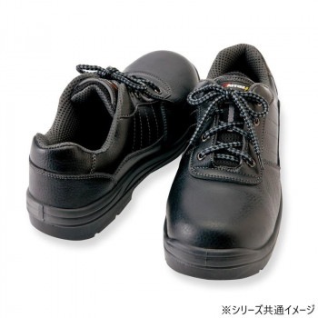 アイトス　59810 セーフティシューズ（ウレタン短靴ヒモ）（男女兼用） ブラック 25.5cm