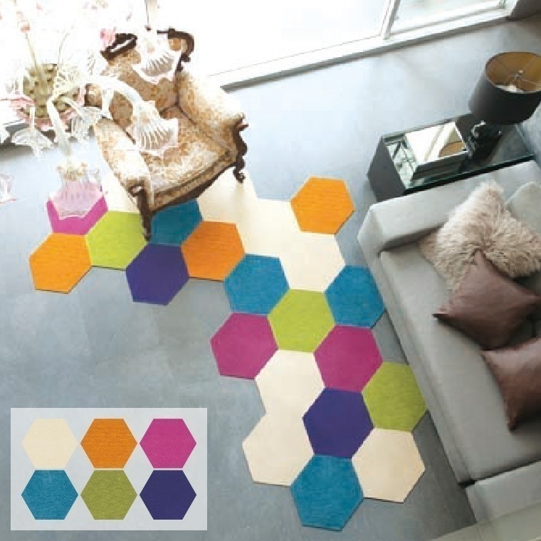 4枚セットタイルカーペット 約50x43cm 4枚セット 防ダニ 防音 防炎 カーペット ラグ ラグマット おしゃれ 国産 ペット かんたん 置くだけ 傷防止 6,490円