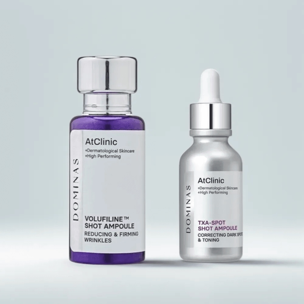 【2種セット】 アットクリニック トラネキサム酸 スポットショット アンプル30ml + アットクリニック ボルフィリン リンクルショット アンプル 30ml