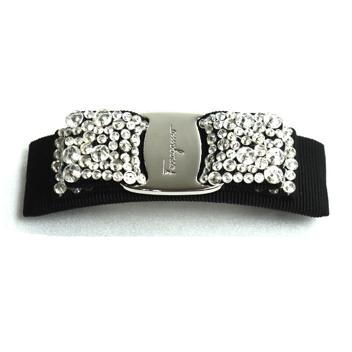 Salvatore Ferragamo サルヴァトーレフェラガモ ヴァラ リボン バレッタ 342759 524894 レディース 中古 美品