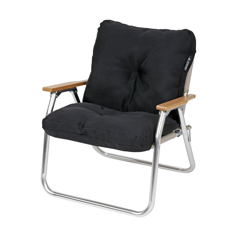 アルミソロベンチ用 リラックスクッションカバー （ブラック） トレッキング キャンプ用品 テーブル チェア (UC1802)