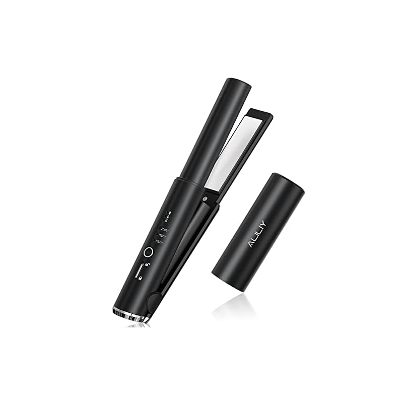 ヘアアイロン コードレス ストレートアイロン ミニ 小型 持ち運び 両用 USB充電式 ヘアアイロン 2way カール 前髪用ヘアアイロン 誤起動防止ロック 160/180/200度設定可能 男女兼用 6,635円