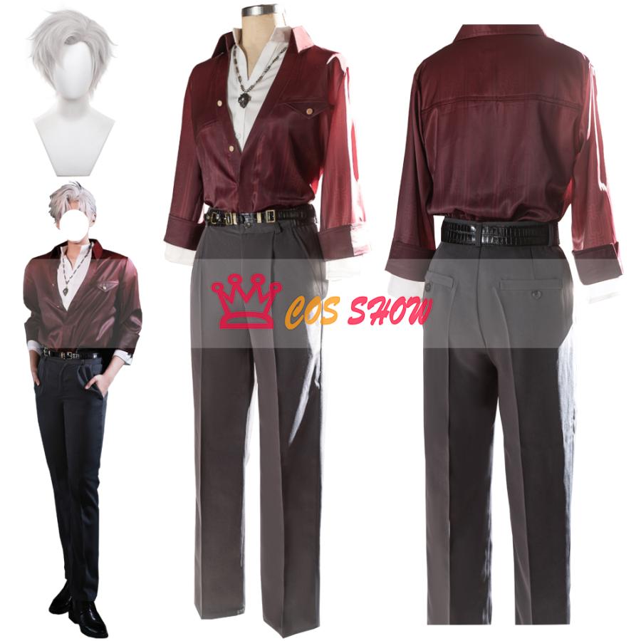 2025新品販売 恋と深空 境界 シン コスプレ衣装 ネックレス付き ウィッグ能 cosplay 仮装 イベント ステージ服 舞台 ハロウィン クリスマス