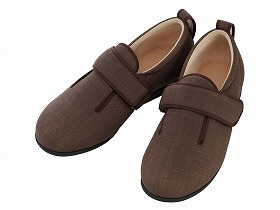 徳武産業 あゆみシューズ 介護靴 施設用 ダブルマジックIII 3E 茶 両足LLサイズ 1097 6,677円