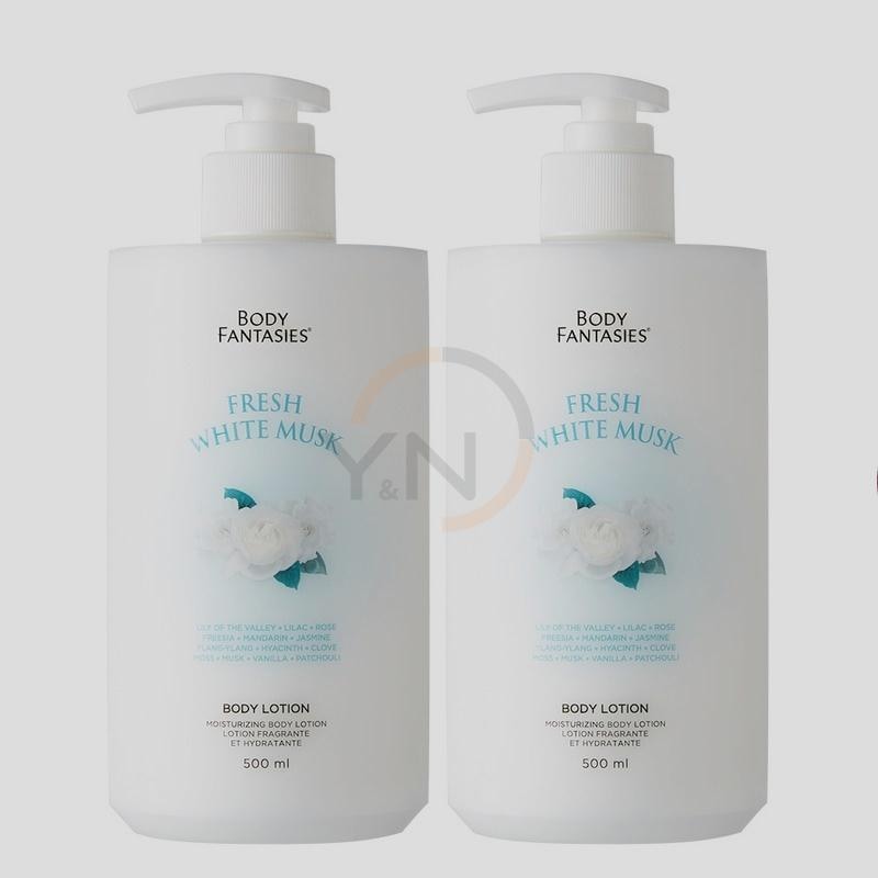 ボディファンタジーボディローションフレッシュホワイトマスク/ 2個/ 500ml