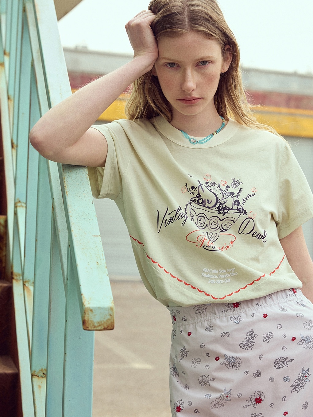 DEWL ヴィンテージ プリント Tシャツ 16,403円