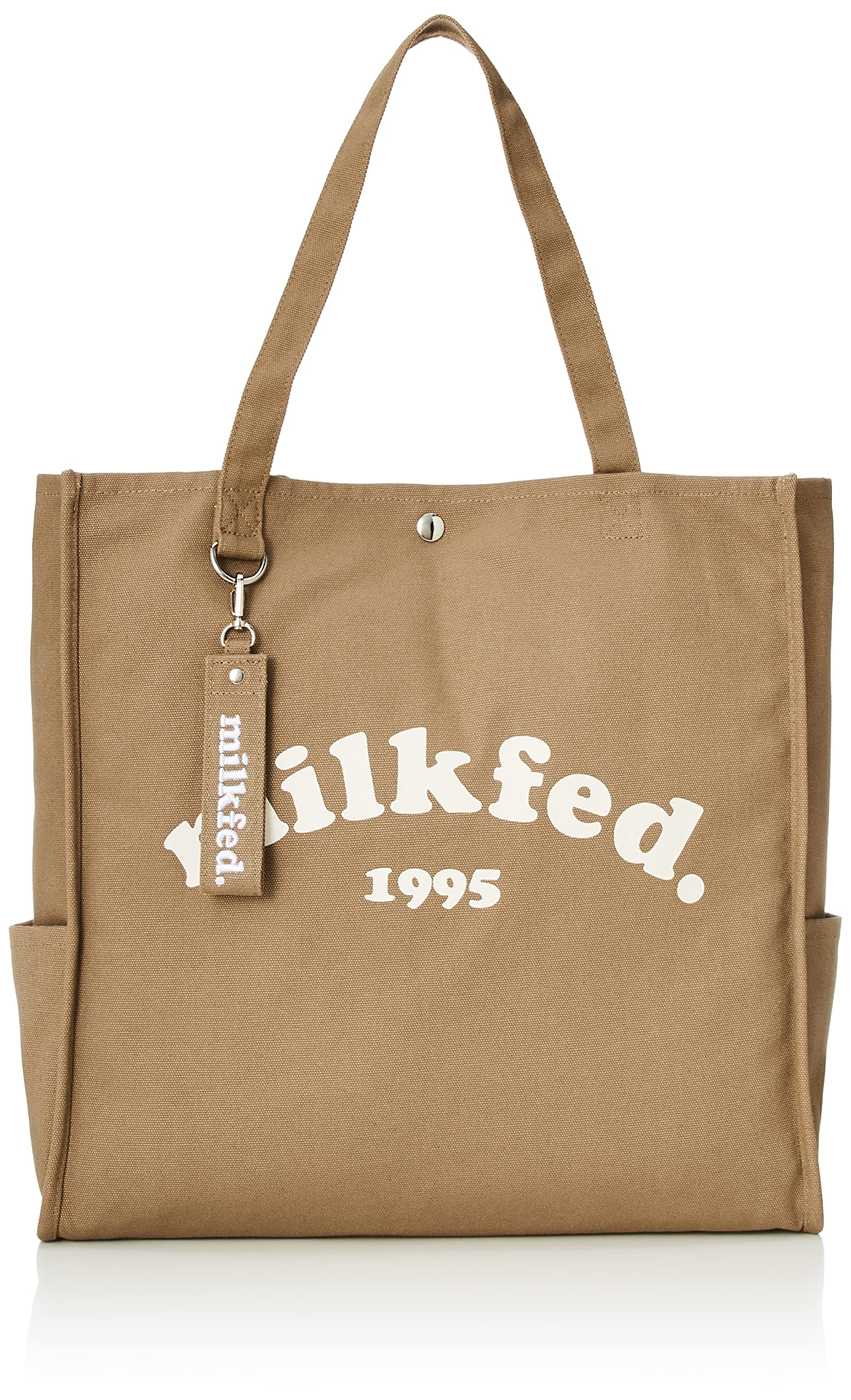 [ミルクフェド] バッグ PIPING SQUARE TOTE COOPER LOGO レディース ベージュ Free Size