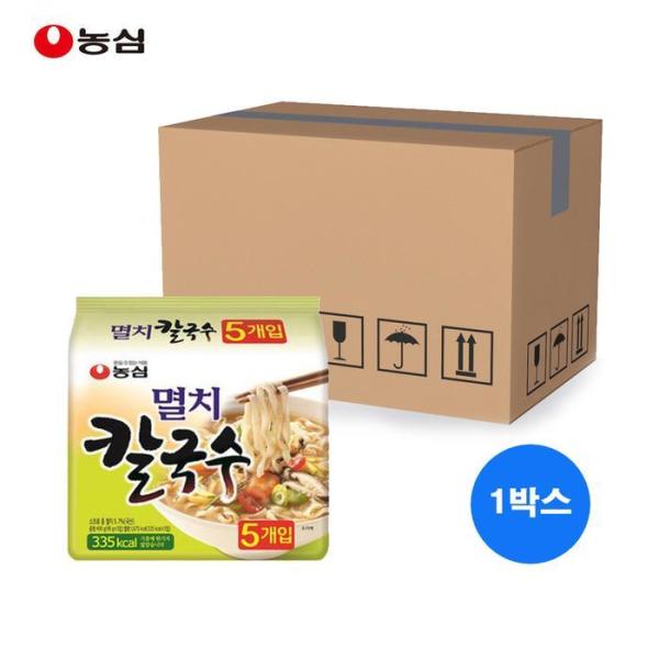 農心 煮干しカルグクス 5入 マルチパック x 8P (40袋)