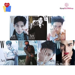 ダブリュー W Volume 9 A~F 型:9月 [2025] 表紙:BTS V ヴィ (+ 和訳付き + トレカ贈呈), Straykids hyunjin 別冊付録