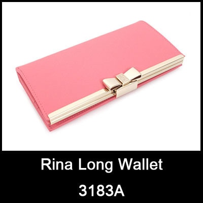 送料無料 Rina Long Wallet 3183A Omnia 70%80 % OFF100% 正規品100%イタリア産の天然皮革/ミラノブランドHANDMADE