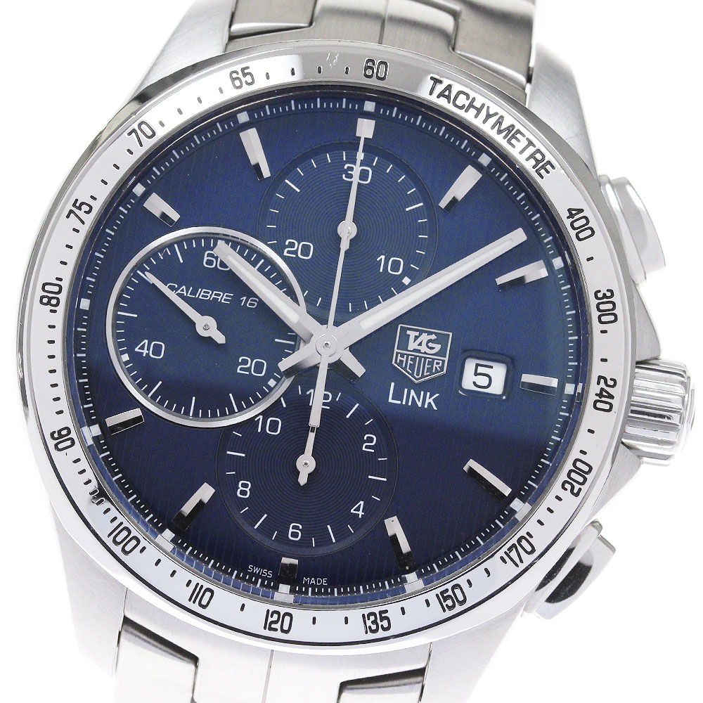 ジャンク タグホイヤー TAG HEUER CAT2015 リンク レオナルド・ディカプリオ クロノグラフ 自動巻き メンズ _767595【中古】