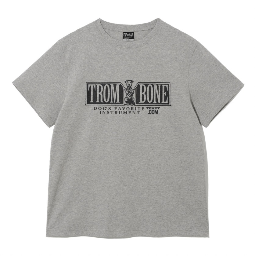 テケット Puppy Things Tee Melange Gray