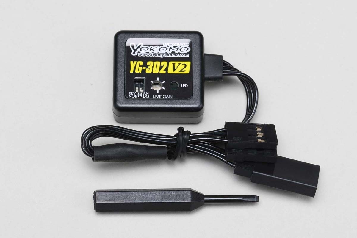ヨコモ YG-302V2 ステアリングジャイロ【YG-302V2】 ラジコンパーツ ヨコモ YG-302V2 ステアリングジャイロ