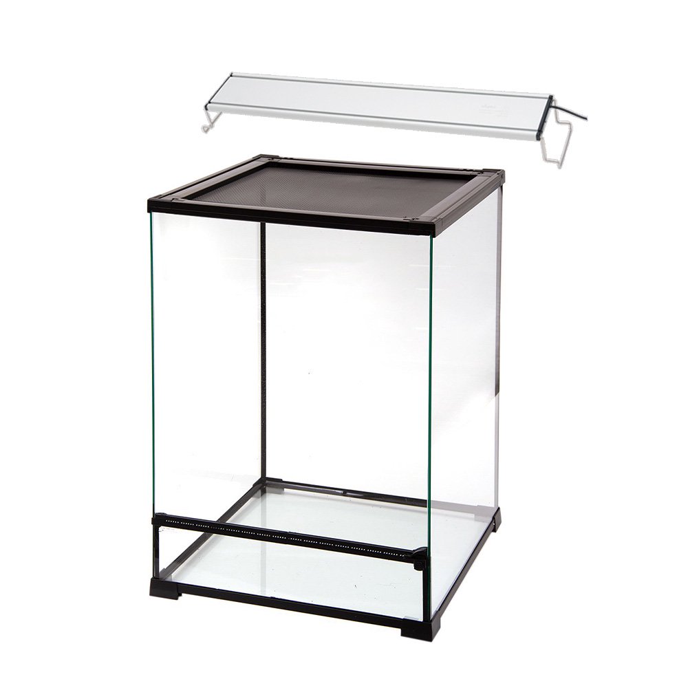 爬虫類ケージ　テラスペース　４５X４５X６０ｃｍ　＋　アクロ　ＲＥＣＴＡＮＧＬＥ　ＬＥＤ　ＢＲＩＧＨＴ　４５０　ＣＲＣ17―15―05―40―00