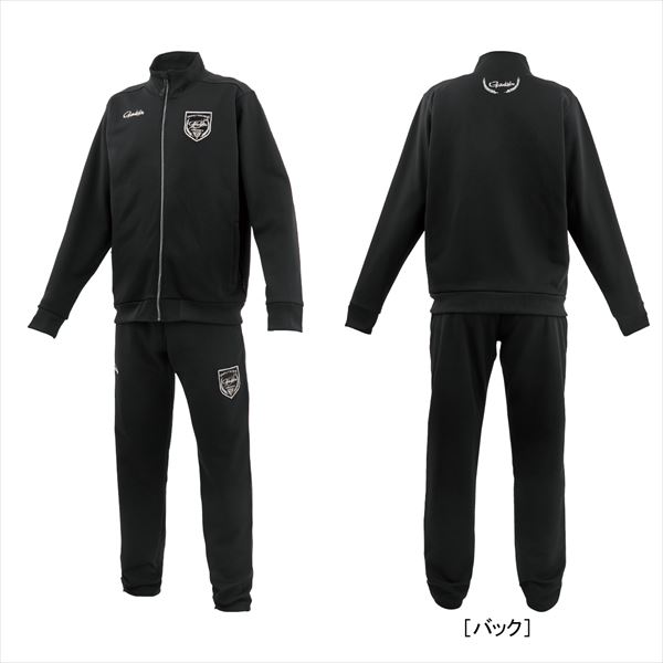 がまかつ ウェア ジャージスーツ(ワッペン) GM3781 ブラック/ブラック LL