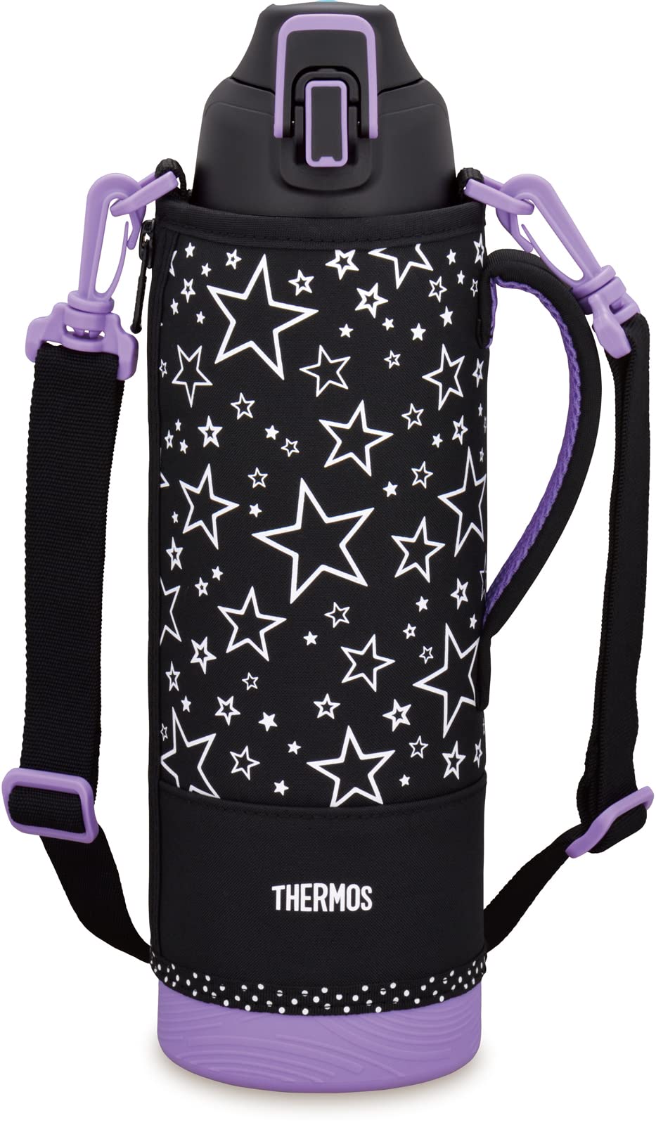 【全国送料無料】 サーモス 水筒 真空断熱スポーツボトル 1.5L ブラックパープル 保冷専用 FHT-1502F BKPL