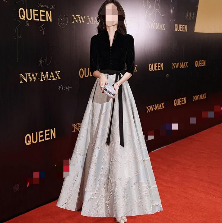 謝恩会 スレンダーライン フォーマル 五分袖 体型カバー 披露宴 ワンピース ドレス 大人 結婚式 花嫁ドレス パーティードレス ロングドレス ウェディングドレス 演奏会ドレス 成人式 イブニングドレ 7,604円