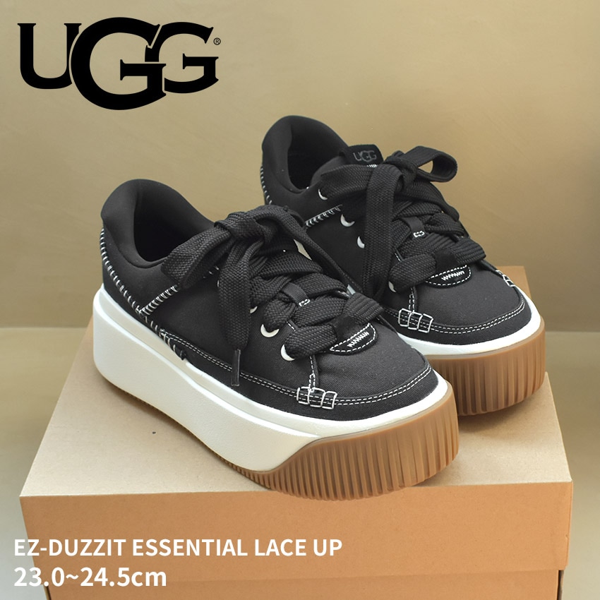 イージー ダジット エッセンシャル レース アップ 1167499 レディース 靴 シューズ 厚底 5cm ヒール はっ水 撥水 ローカット おしゃれ ブランド シンプル カジュアル スポーティ