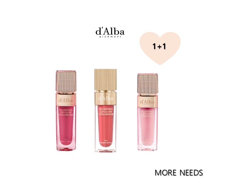 韓国コスメ dalba プランピングリップグロームードボリューマイザー 1+1 5ml,2個 5,596円