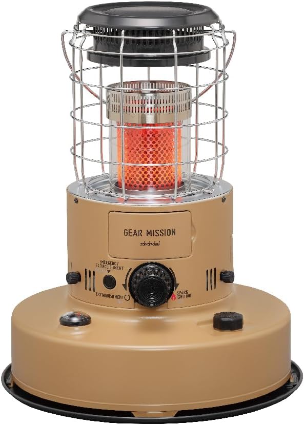 赤熱対流形石油ストーブ RR-GER25 コヨーテ 日本製 【コンクリート】9畳/【木造】7畳