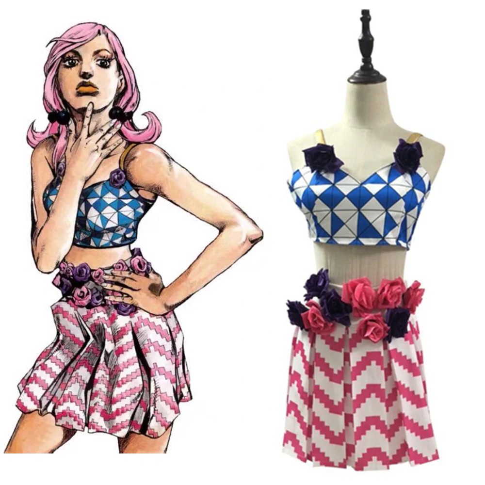 ジョジョの奇妙な冒険 PART6 STONE OCEAN 広瀬康穂 コスプレ衣装 コスプレ コスチューム