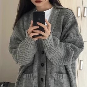 ニットセーター ジャケット ルーズ カーディガン 長袖 Vネック ニット かわいい 大人可愛い きれいめ カジュアル 大人 上品 おしゃれ お洒落 かっこいい 大人女子 ラフ ラブリー キュート