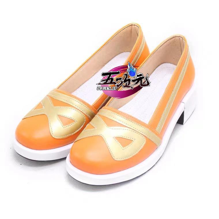 【新品販売 Q10最安値！】 ハロウィン 五次元　原神　コスプレ　瑶瑶　ヨォーヨ　靴　短いブーツ