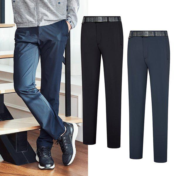 春の男性用内蔵バンディングシェラー機能性ストレートフィットパンツ イスラ(男性) KRP9110M