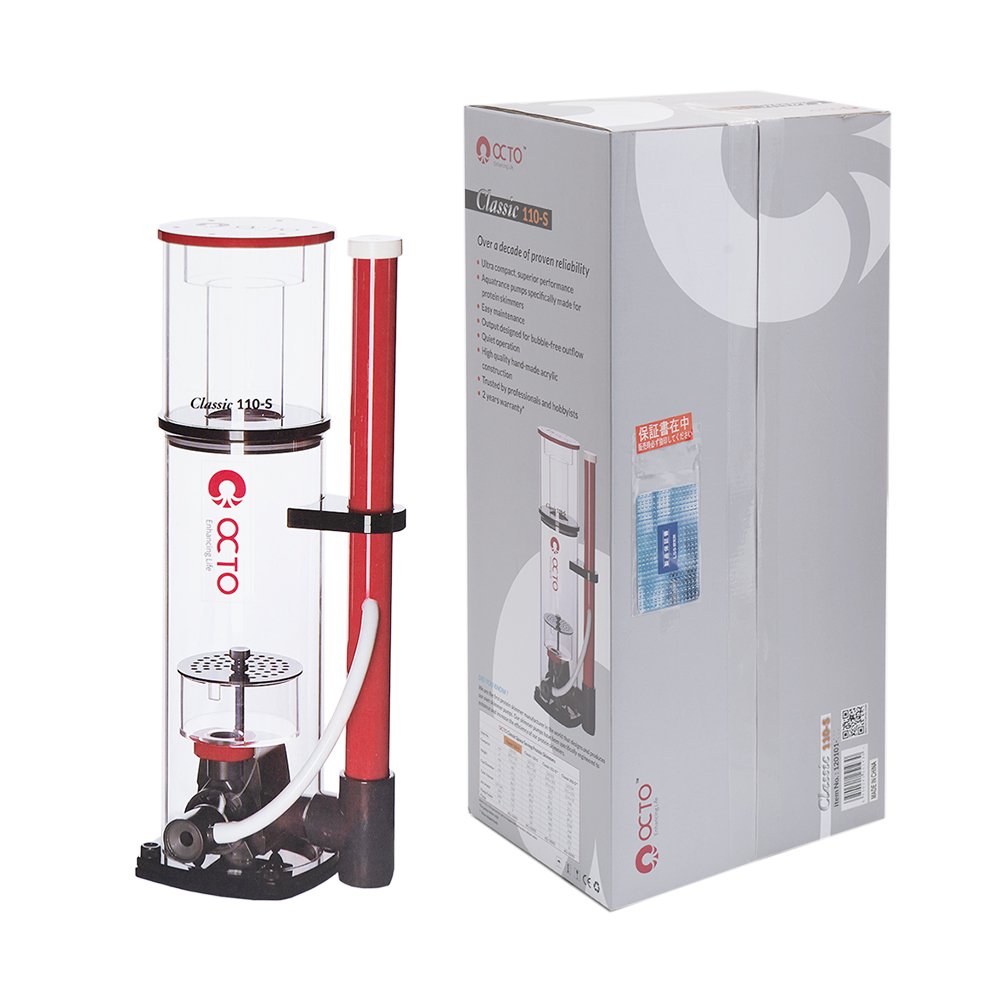 ＯＣＴＯ　ＣＬＡＳＳＩＣ　ＳＫＩＭＭＥＲ　Ｃｌａｓｓｉｃ　１１０　Ｓ　最大　５００Ｌ　小型プロテインスキマー　ＣＲＣ10―35―55―30―00