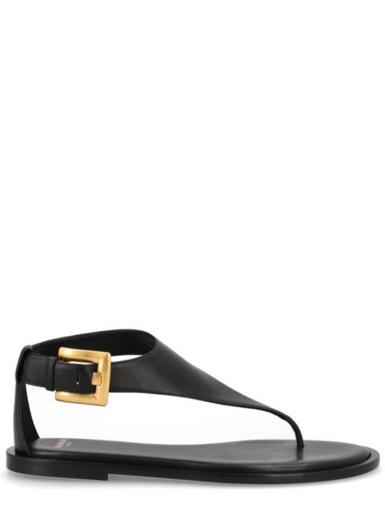BALMAIN Women Sandals GN1UH206LNAP 0PA Black