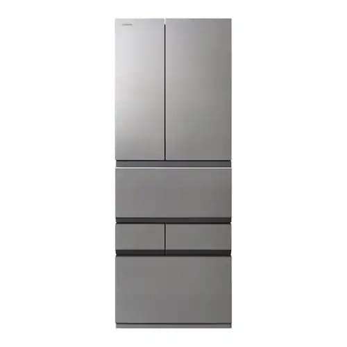【無料長期保証】【推奨品】東芝 冷蔵庫 551L 観音開き 6ドア 幅68.5cm 摘みたて野菜室 上質冷凍 ミストチャージ ベジータ GR-Y550FZ グレー系
